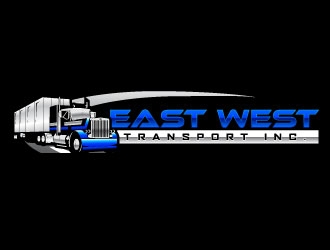 East West Transport INC.  logo design by daywalker