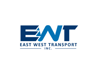 East West Transport INC.  logo design by BeDesign