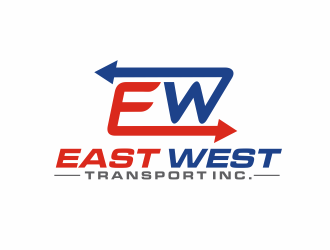 East West Transport INC.  logo design by agus