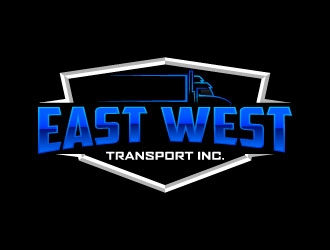 East West Transport INC.  logo design by daywalker