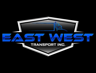 East West Transport INC.  logo design by daywalker