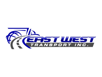 East West Transport INC.  logo design by jaize