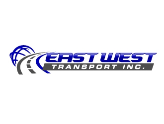 East West Transport INC.  logo design by jaize