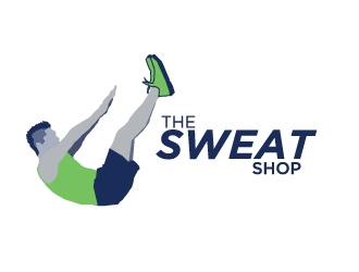 The Sweat Shop logo design by Erasedink