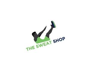 The Sweat Shop logo design by Erasedink