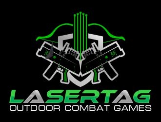 Lasertag Outdoor Combat Games logo design by ChilmiFahruzi