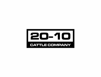 20-10 Cattle Company logo design by eagerly