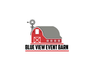 Blue View Event Barn logo design by dasam