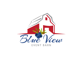 Blue View Event Barn logo design by akupamungkas