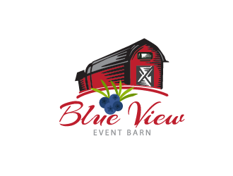 Blue View Event Barn logo design by akupamungkas