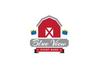 Blue View Event Barn logo design by akupamungkas