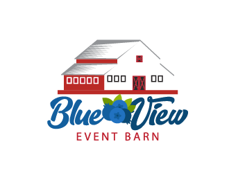 Blue View Event Barn logo design by akupamungkas