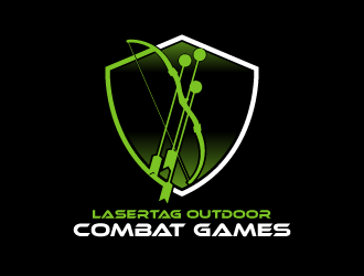 Lasertag Outdoor Combat Games logo design by torresace