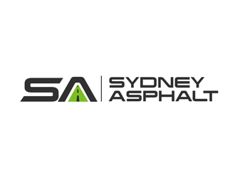 Sydney Asphalt  logo design by megalogos