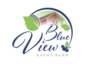 Blue View Event Barn logo design by torresace