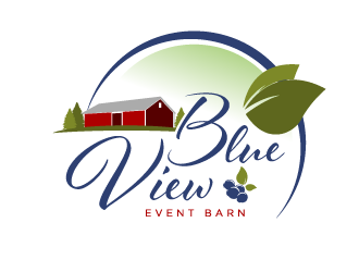 Blue View Event Barn logo design by torresace