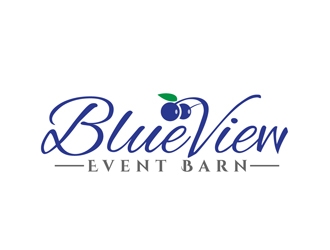 Blue View Event Barn logo design by DreamLogoDesign