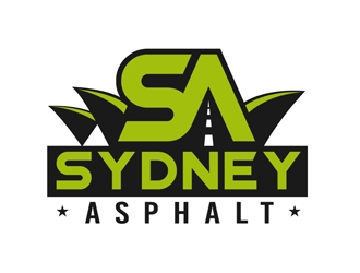 Sydney Asphalt  logo design by DreamLogoDesign