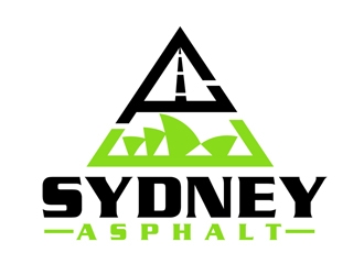 Sydney Asphalt  logo design by DreamLogoDesign