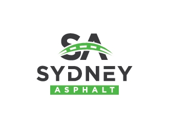 Sydney Asphalt  logo design by onep