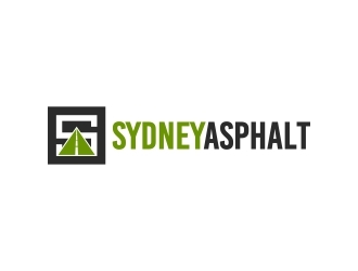 Sydney Asphalt  logo design by FloVal