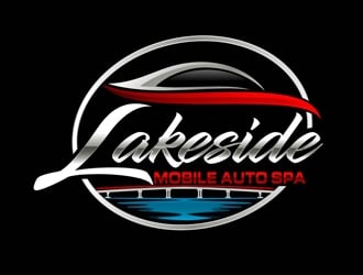 Lakeside Mobile Auto Spa logo design by DreamLogoDesign