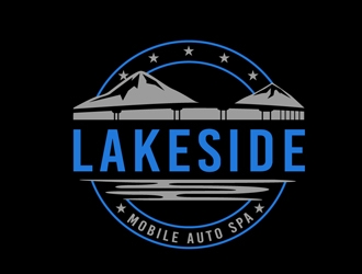 Lakeside Mobile Auto Spa logo design by DreamLogoDesign