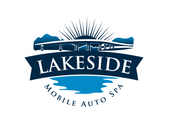 Lakeside Mobile Auto Spa logo design by BeDesign