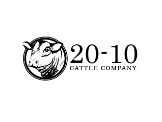 20-10 Cattle Company logo design by BeDesign