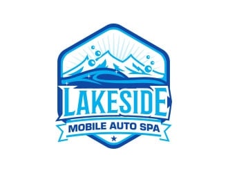 Lakeside Mobile Auto Spa logo design by MarkindDesign