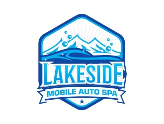 Lakeside Mobile Auto Spa logo design by MarkindDesign