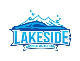 Lakeside Mobile Auto Spa logo design by MarkindDesign