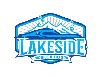 Lakeside Mobile Auto Spa logo design by MarkindDesign