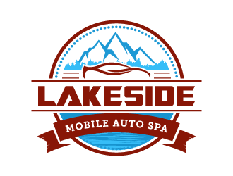 Lakeside Mobile Auto Spa logo design by pencilhand