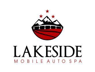 Lakeside Mobile Auto Spa logo design by JessicaLopes