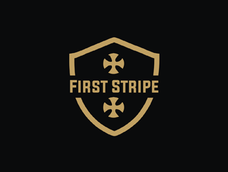 First Stripe  logo design by EkoBooM