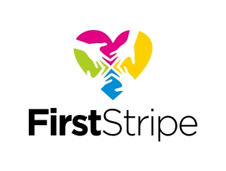 First Stripe  logo design by cikiyunn