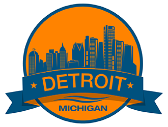 Detroit logo design by geomateo