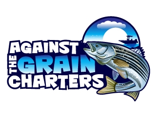 Against The Grain charters logo design by uttam