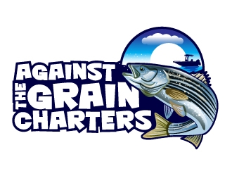 Against The Grain charters logo design by uttam