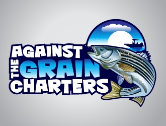 Against The Grain charters logo design by uttam