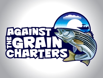 Against The Grain charters logo design by uttam