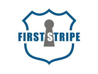 First Stripe  logo design by savana