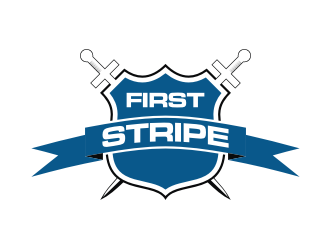 First Stripe  logo design by savana