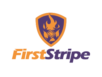 First Stripe  logo design by YONK