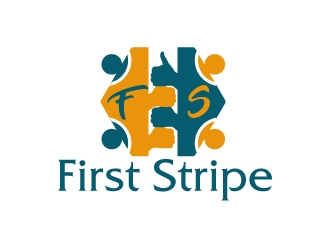 First Stripe  logo design by zenith