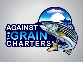 Against The Grain charters logo design by uttam