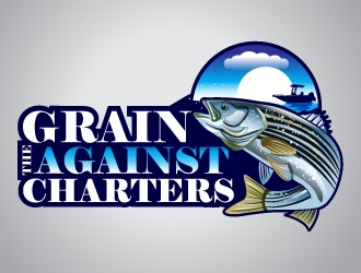 Against The Grain charters logo design by uttam