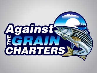 Against The Grain charters logo design by uttam