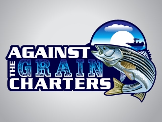 Against The Grain charters logo design by uttam